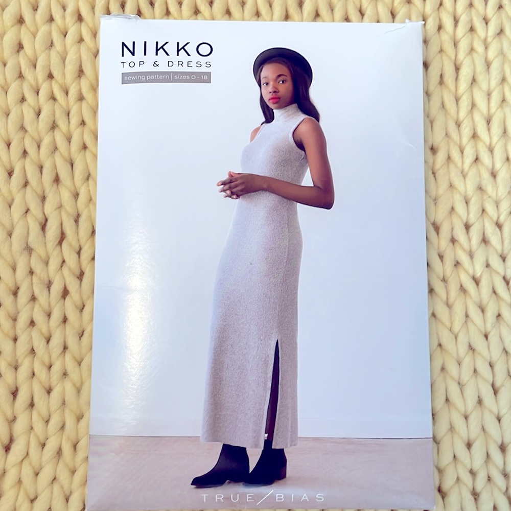 True Bias Nikko top & dress printed sewing pattern- never used